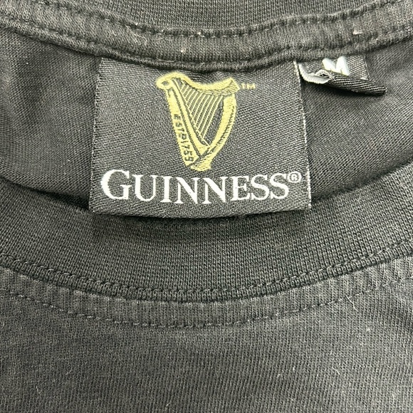 Guinness T-Shirt Dublin Stout Black‎ Size M EUC - Picture 5 of 7